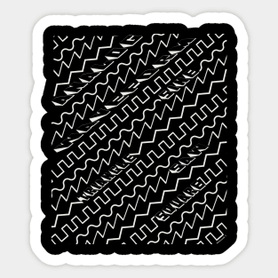 Synthesizer Waveforms for Synth Player Sticker